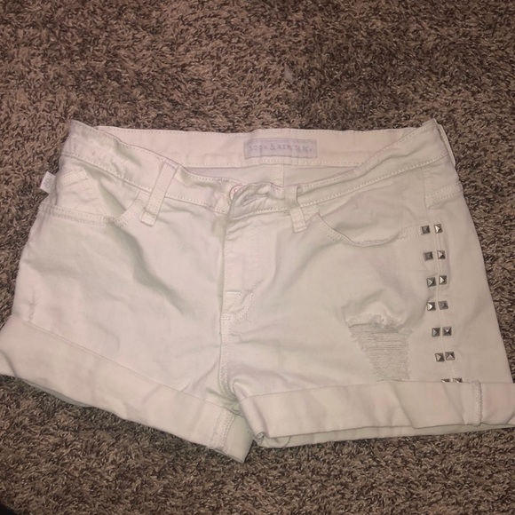Rock Republic White Shorts Juniors Size 